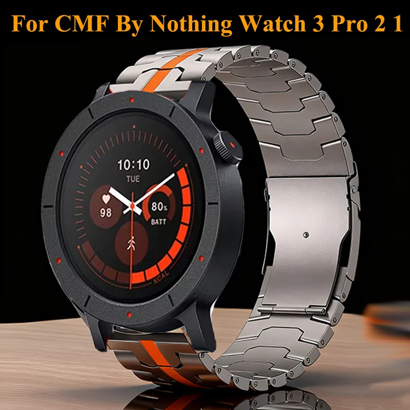 22mm Luxury Stainless Steel Strap For CMF Watch 3 Pro Men Band Bracelet Wristband For CMF By Nothing Watch Pro 2 1 Metal Correa
22mm Luxury Stainless Steel Strap For CMF Watch 3 Pro Men Band Bracelet Wristband For CMF By Nothing Watch Pro 2 1 Metal Correa