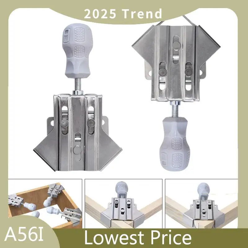 A56I Top 4Pc Corner Clamp Stainless Steel 90Degree Right Angle Clamp Adjustable Woodworking Positioning Square Fixed Frame Clamp
A56I Top 4Pc Corner Clamp Stainless Steel 90Degree Right Angle Clamp Adjustable Woodworking Positioning Square Fixed Frame Clamp