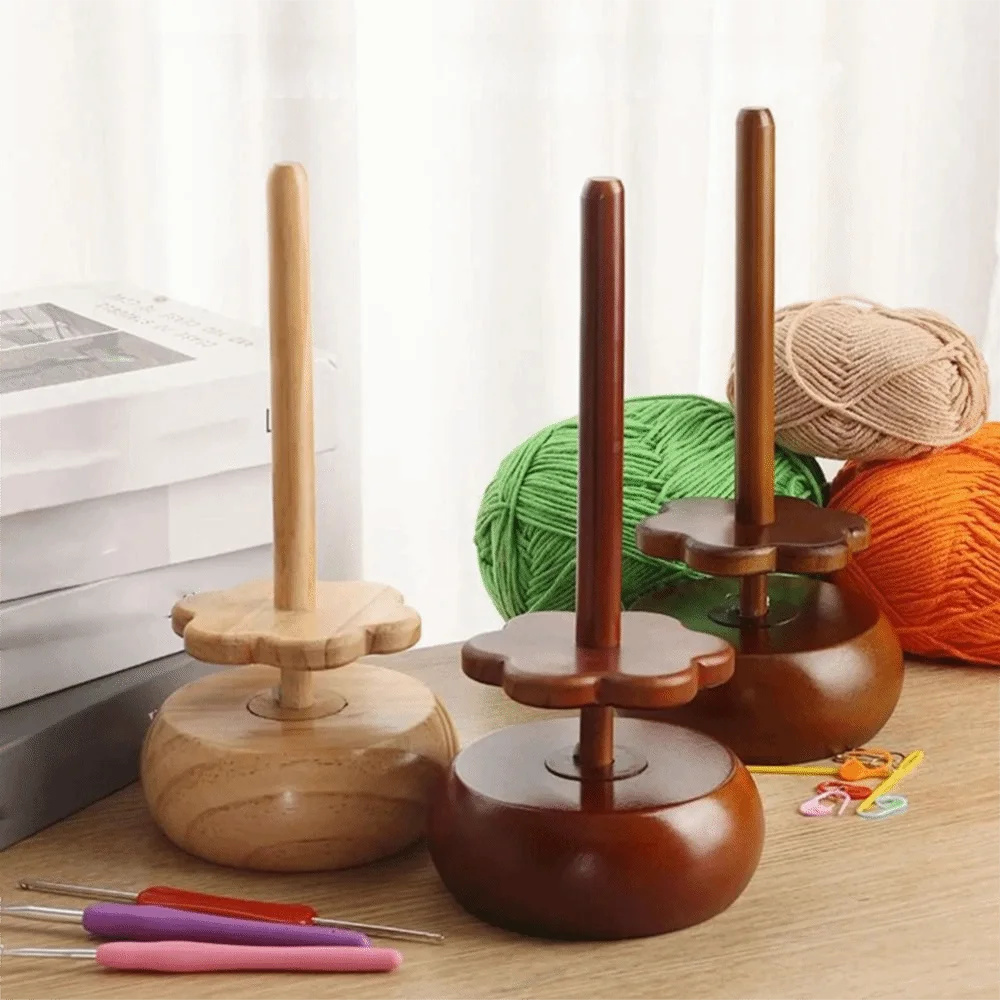 Rotatable Design Wooden Yarn Winder Stand Reusable Space Saving Magnetic Skein Rack Solid Base Easy Assembly Yarn Ball Holder
Rotatable Design Wooden Yarn Winder Stand Reusable Space Saving Magnetic Skein Rack Solid Base Easy Assembly Yarn Ball Holder