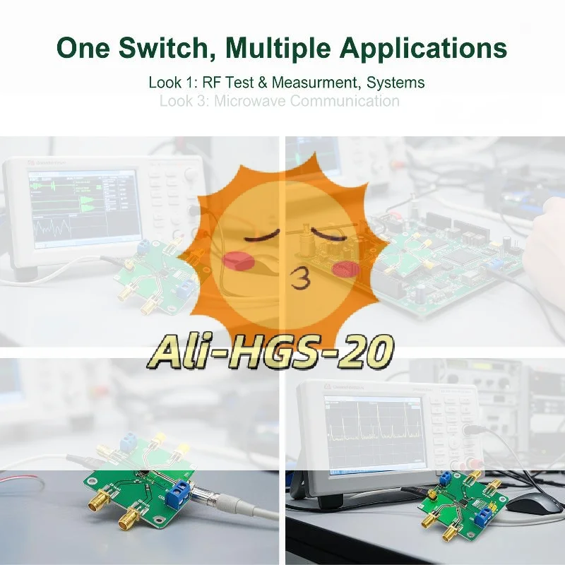 HMC241 SP4T 3.5GHz RF Switch High Frequency Band Switching Single Pole Four Throw Reliable Signal Control Module
HMC241 SP4T 3.5GHz RF Switch High Frequency Band Switching Single Pole Four Throw Reliable Signal Control Module