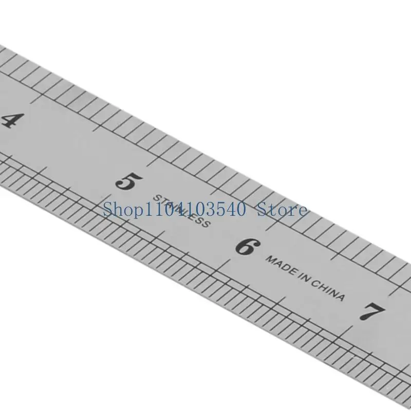 02DC 30CM 12"Steel Stainless Pocket Metric Metal Ruler Measurement Double Sided
02DC 30CM 12"Steel Stainless Pocket Metric Metal Ruler Measurement Double Sided