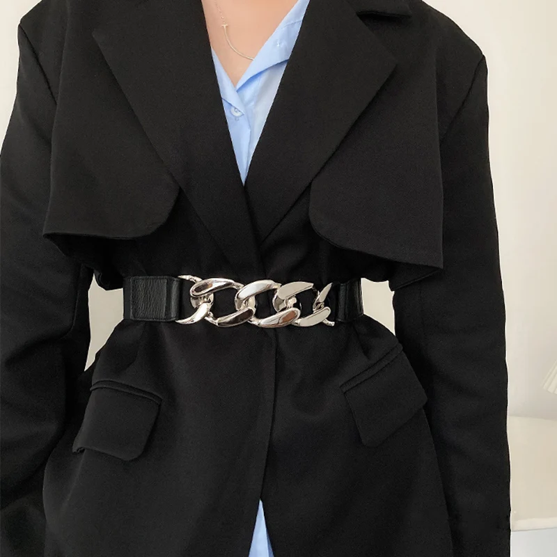 Luxury Belt Women Punk Leather Wide Waistband Ladies Stretch Fashion Waist Belts Casual Dress ceinture PJ524
Luxury Belt Women Punk Leather Wide Waistband Ladies Stretch Fashion Waist Belts Casual Dress ceinture PJ524