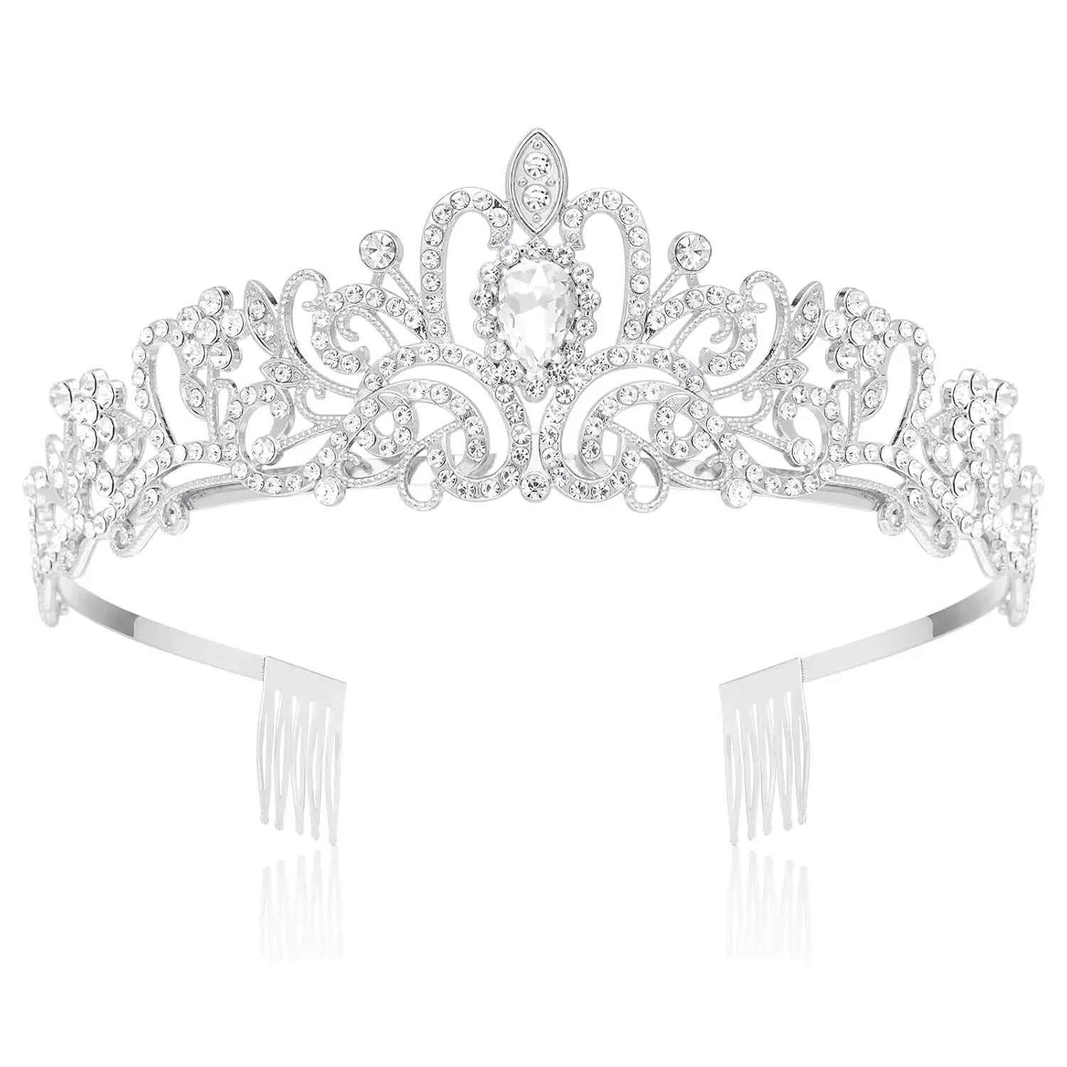 Crowns for Women Princess Tiaras for Girls Queen Crown and Comb Tiara for Wedding Birthday Pageant Bridal Prom Christmas Gift
Crowns for Women Princess Tiaras for Girls Queen Crown and Comb Tiara for Wedding Birthday Pageant Bridal Prom Christmas Gift