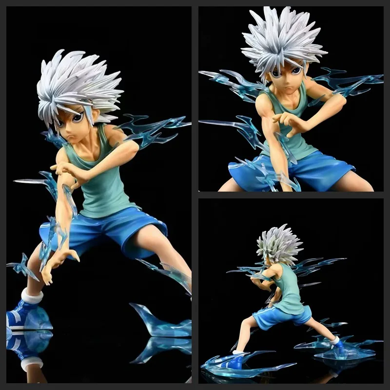New Hunter×Hunter Anime Figures Killua Zoldyck Figure 19cm Pvc Action Figure Model Decoration Collection Ornament Birthday Gift
New Hunter×Hunter Anime Figures Killua Zoldyck Figure 19cm Pvc Action Figure Model Decoration Collection Ornament Birthday Gift