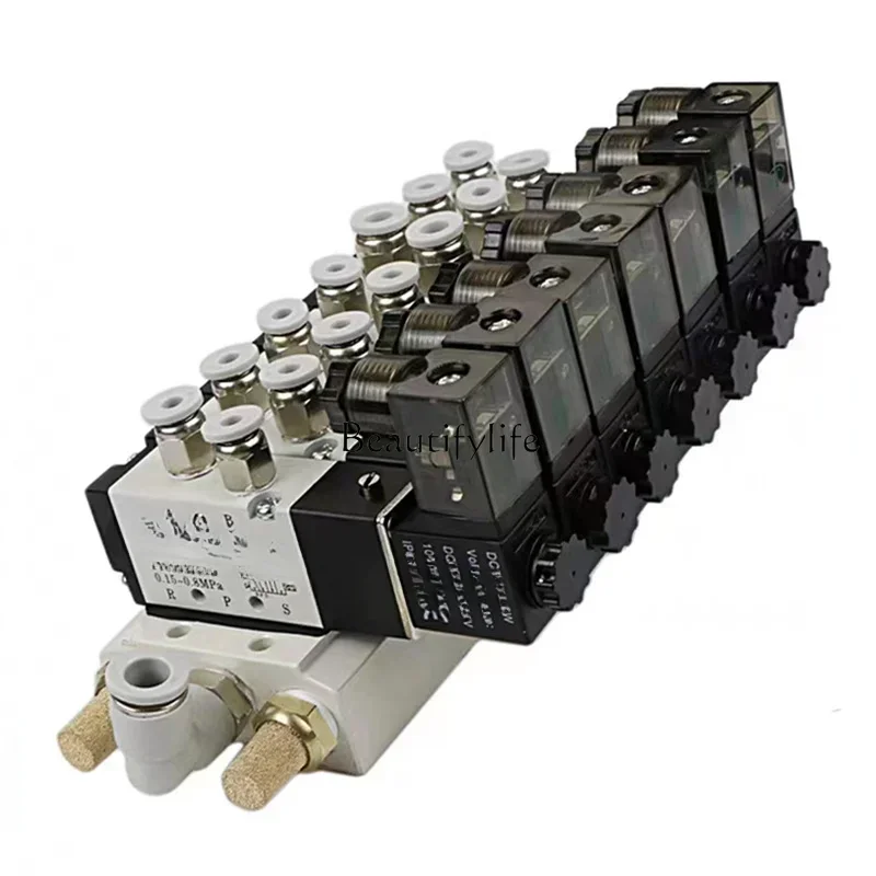 Solenoid Valve 4v410-15 Dc24v Ac220v Two-Position Five-Port Reversing Valve
Solenoid Valve 4v410-15 Dc24v Ac220v Two-Position Five-Port Reversing Valve