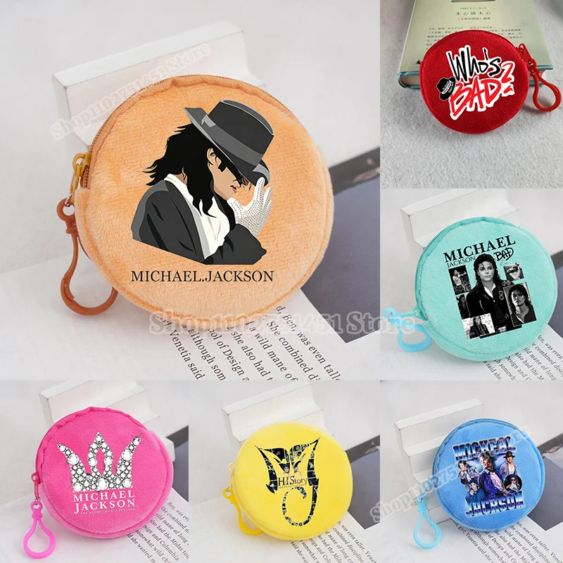 The King of Pop Michael Jackson Print Coin Purse for Kids Mini Plush Wallet Superstar MJ Earphone Small Item Storage Bags Gift
The King of Pop Michael Jackson Print Coin Purse for Kids Mini Plush Wallet Superstar MJ Earphone Small Item Storage Bags Gift