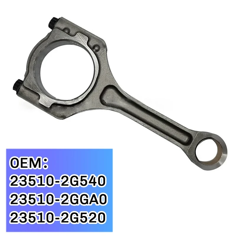 Шатун двигателя автомобиля для Hyundai Tucson Kia Sonata Optima Sorento 2.4L 235102 Г540 23510-2Г520
Шатун двигателя автомобиля для Hyundai Tucson Kia Sonata Optima Sorento 2.4L 235102 Г540 23510-2Г520