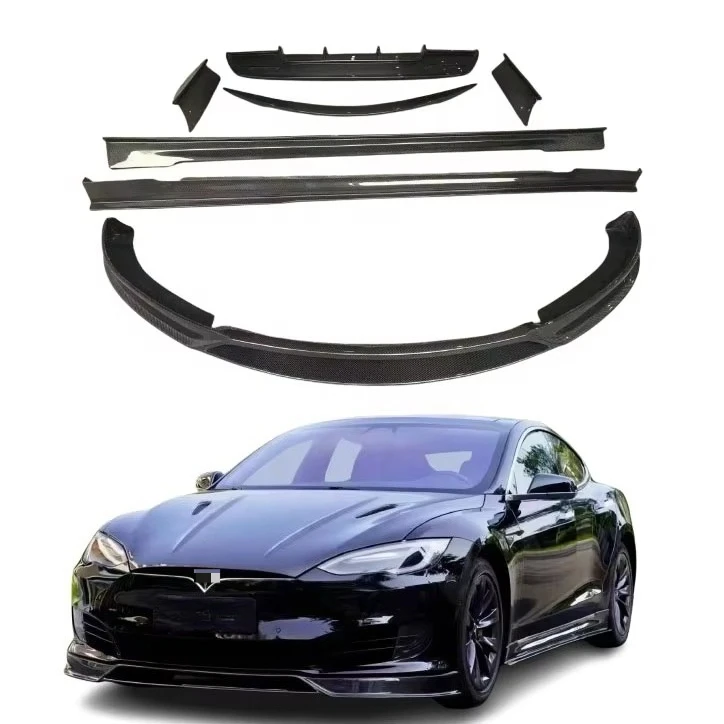 Customized product Quality RZ Style Carbon Fiber Body Kit forTesla Model S Includes Front Lip Side Skirts Rear Diffuser Bumper
Customized product Quality RZ Style Carbon Fiber Body Kit forTesla Model S Includes Front Lip Side Skirts Rear Diffuser Bumper