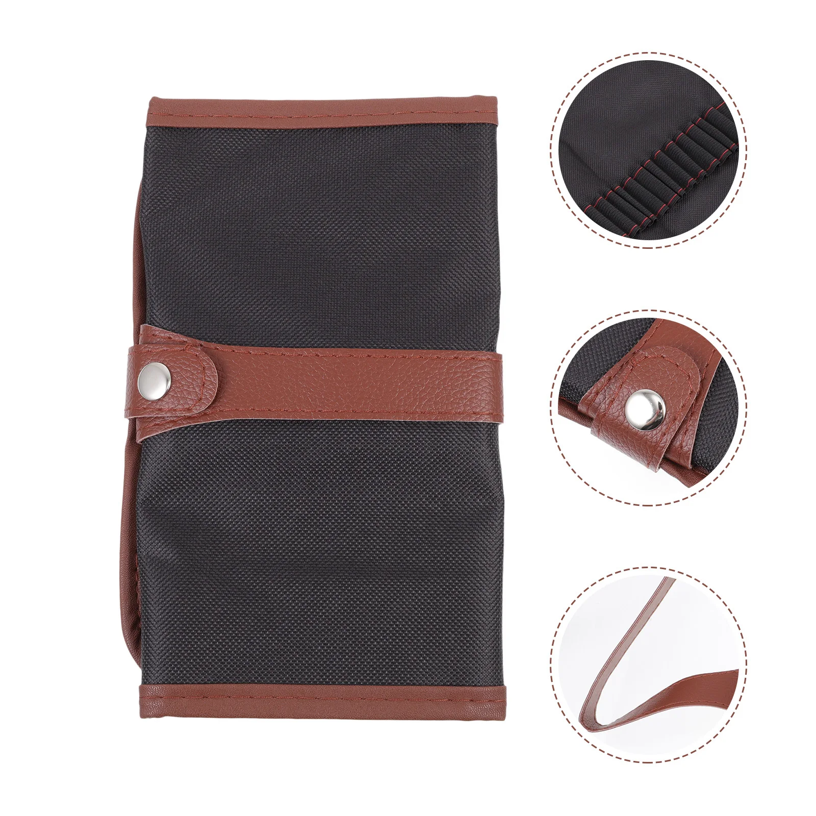 2pcs Black Brown Canvas Pencil Roll Wrap Large Capacity Stationery Organizer Bag For Drawing Pencils Pens Markers Brushes
2pcs Black Brown Canvas Pencil Roll Wrap Large Capacity Stationery Organizer Bag For Drawing Pencils Pens Markers Brushes