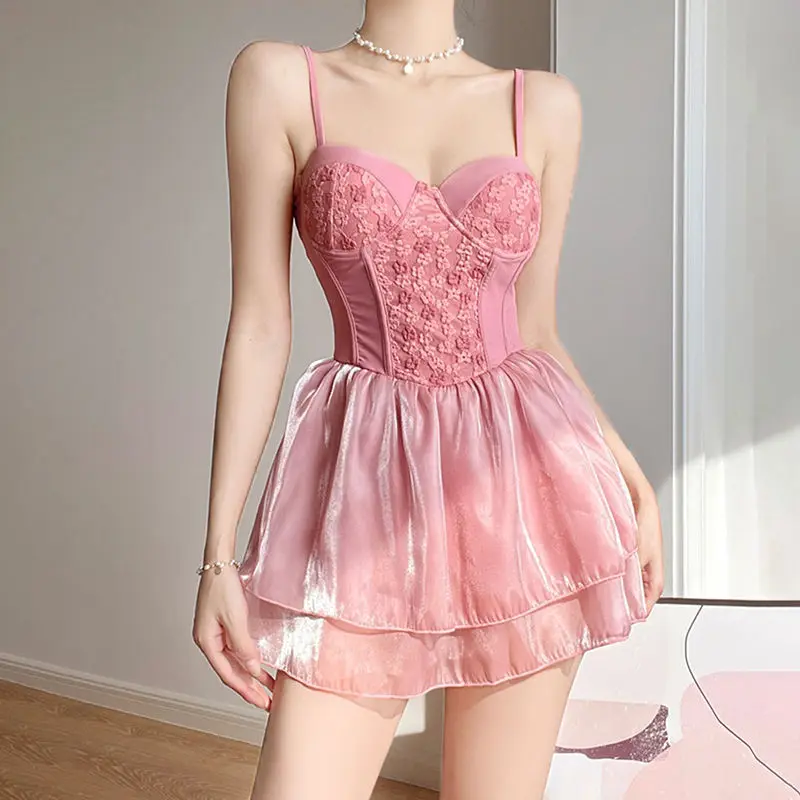 2025 New Swimsuit Small Chest Suspender Thin Skirt Flat Angle One-piece Vacation Autumn and Winter Hot Spring Swimsuit Women
2025 New Swimsuit Small Chest Suspender Thin Skirt Flat Angle One-piece Vacation Autumn and Winter Hot Spring Swimsuit Women