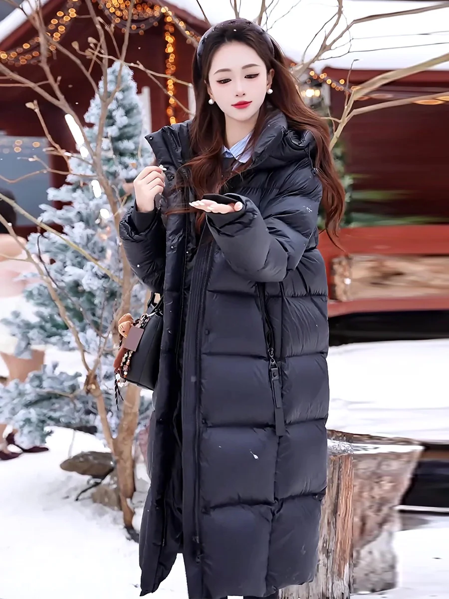 Новинка зимы: Женское длинное белое пуховое пальто с молнией, ультратеплое, для повседневной носки, в стиле кэжуал
Новинка зимы: Женское длинное белое пуховое пальто с молнией, ультратеплое, для повседневной носки, в стиле кэжуал