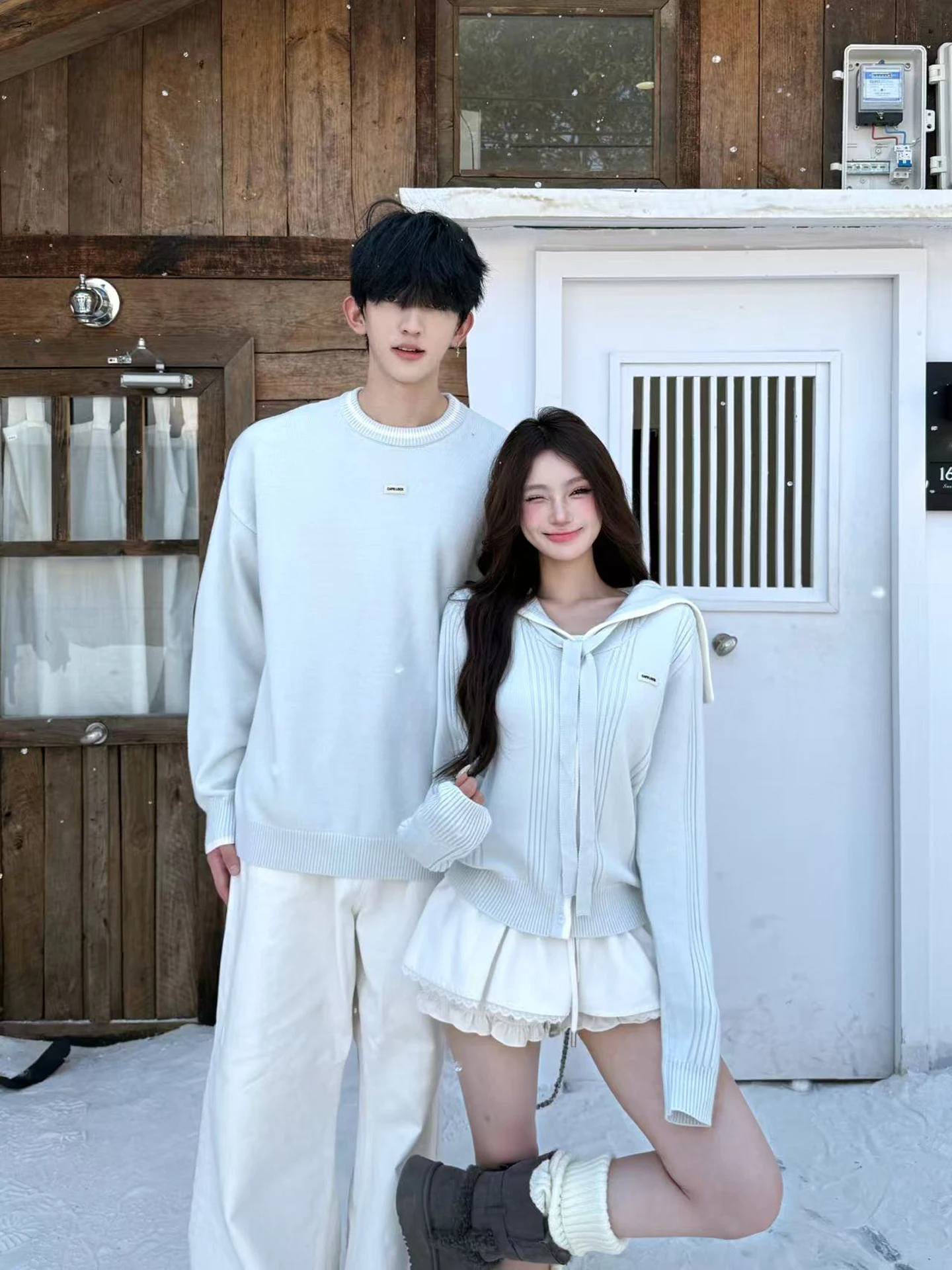 Loose Korean Style Navy Collar Knitted Sweater for Men And Women Autumn Winter Casual Fashion Open Cardigan Couple Outfit
Loose Korean Style Navy Collar Knitted Sweater for Men And Women Autumn Winter Casual Fashion Open Cardigan Couple Outfit