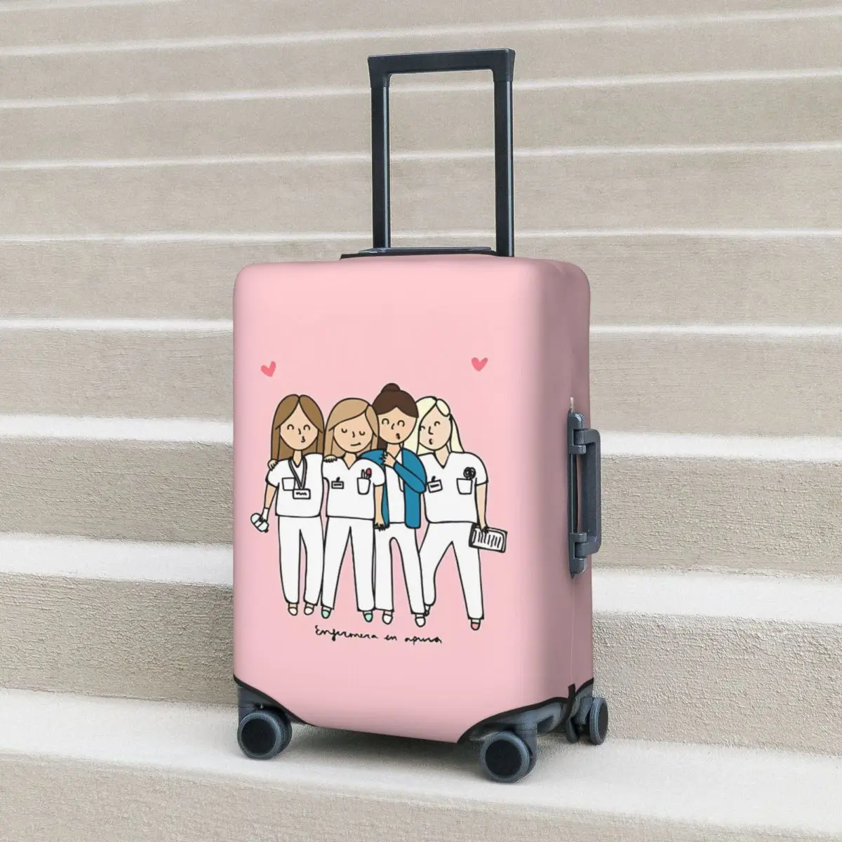 Чехол для чемодана для студентов-медиков Enfermera En Apuros, дорожный чехол для отдыха, аксессуары для багажа, протектор
Чехол для чемодана для студентов-медиков Enfermera En Apuros, дорожный чехол для отдыха, аксессуары для багажа, протектор