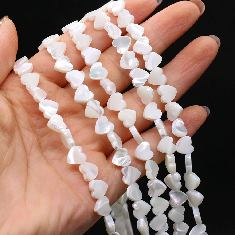 Natural Freshwater Shell Beads White Heart-Shaped Isolation Beads For Jewelry Making DIY Necklace Earrings Bracelet Accessories
Natural Freshwater Shell Beads White Heart-Shaped Isolation Beads For Jewelry Making DIY Necklace Earrings Bracelet Accessories