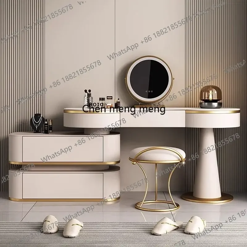 Multi functional rock slab Makeup vanity Solid wood bedroom design illuminated makeup dressing table penteadeira home furniture
Multi functional rock slab Makeup vanity Solid wood bedroom design illuminated makeup dressing table penteadeira home furniture