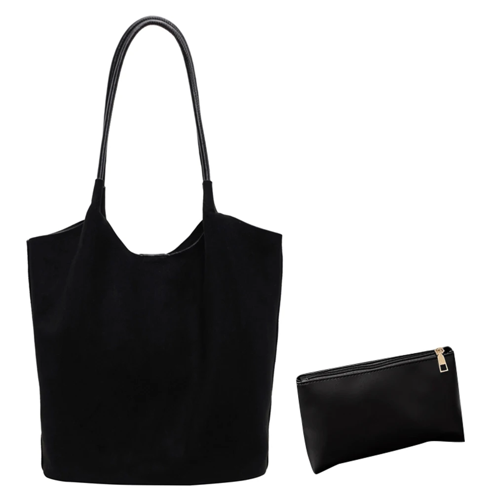 Tote Bag Faux Suede Magnetic Closure Hobo Bag for Women Slouchy Handbag Top-handle Bag for Work Travel
Tote Bag Faux Suede Magnetic Closure Hobo Bag for Women Slouchy Handbag Top-handle Bag for Work Travel