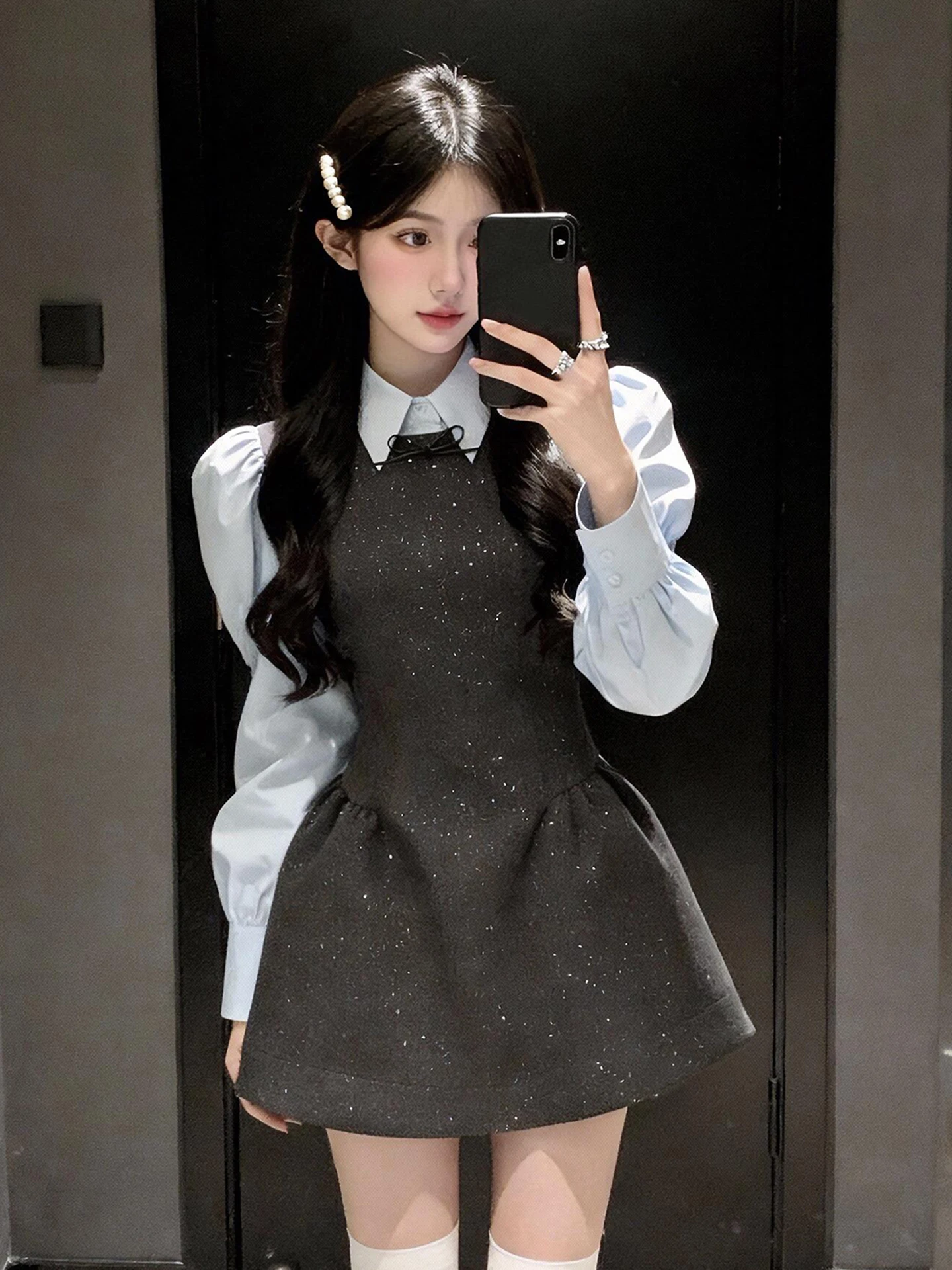 Spring 2026 Miu Series Elegant Lady Style Women's Shirt And Dress plus Size Two Piece Set High Waist Long Sleeve Casual Fashion
Spring 2026 Miu Series Elegant Lady Style Women's Shirt And Dress plus Size Two Piece Set High Waist Long Sleeve Casual Fashion