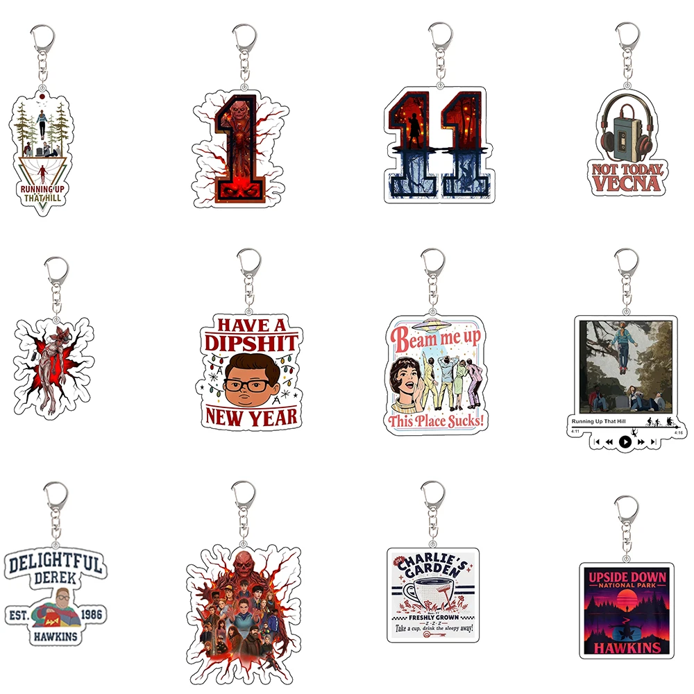 Acrylic Keychain Mike Lucas Dustin Eleven Robin Hopper Joyce Peripherals Creativity Custom Backpack Pendant Accessories Gift
Acrylic Keychain Mike Lucas Dustin Eleven Robin Hopper Joyce Peripherals Creativity Custom Backpack Pendant Accessories Gift