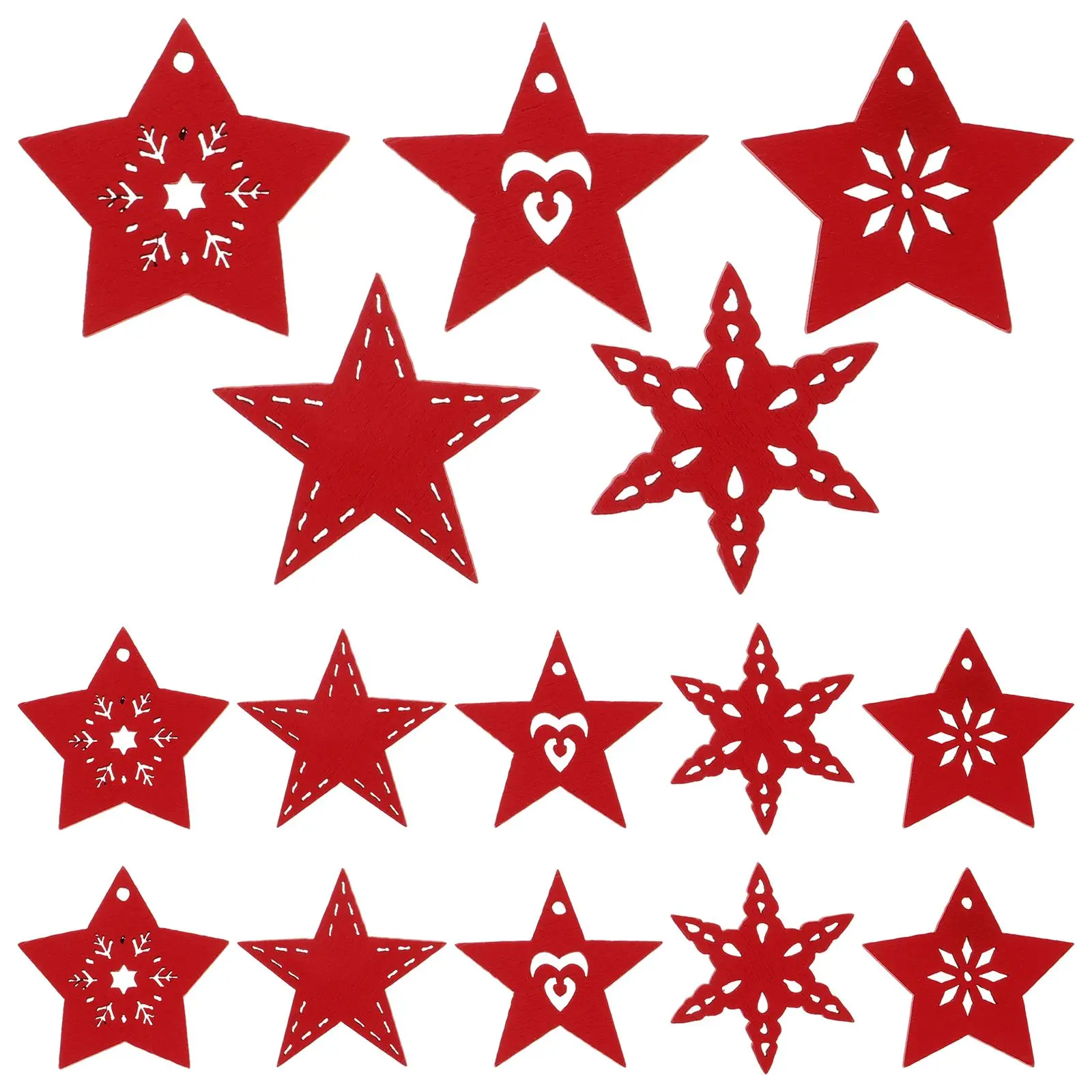 50 Pcs Pentagram Wooden Ornaments Red Color Christmas Tree Decorations Handmade Crafts Accessories Jewelry Parts
50 Pcs Pentagram Wooden Ornaments Red Color Christmas Tree Decorations Handmade Crafts Accessories Jewelry Parts
