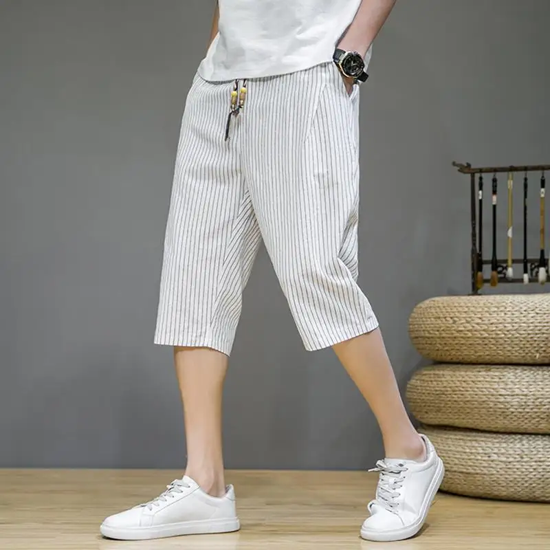 Men's Summer Lightweight Stripe Casual Shorts Straight Leg Pants Youth Loose Fit Trendy Sport Pants Comfort Breathable Stylish
Men's Summer Lightweight Stripe Casual Shorts Straight Leg Pants Youth Loose Fit Trendy Sport Pants Comfort Breathable Stylish