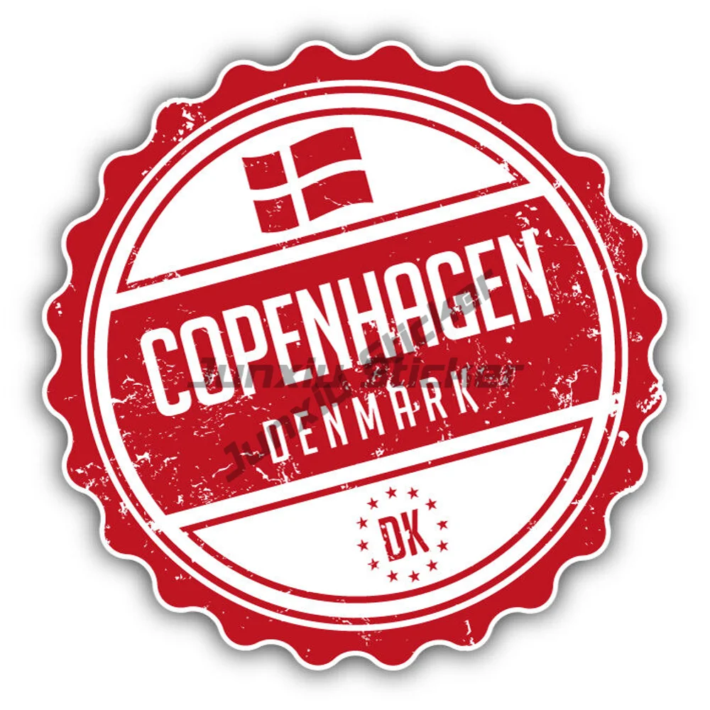 Copenhagen City Sticker Denmark Flag Travel Car Decal Bumper Waterproof Scratch-proof Exterior Camper Accessories For The Car
Copenhagen City Sticker Denmark Flag Travel Car Decal Bumper Waterproof Scratch-proof Exterior Camper Accessories For The Car