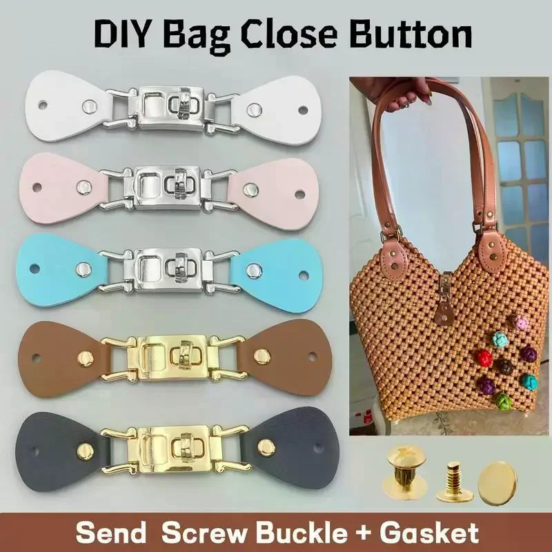 PU Leather Turn Lock Clasps With Golden Metal Fittings Assorted Colors Easy Install For DIY Handbag Leather Craft
PU Leather Turn Lock Clasps With Golden Metal Fittings Assorted Colors Easy Install For DIY Handbag Leather Craft