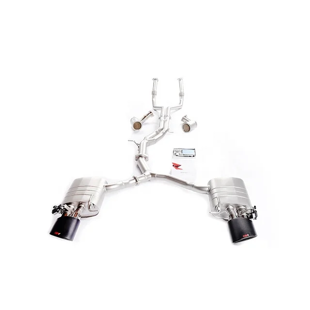 Hot Design Performance Muffler Carbon Fiber Tips Piping Exhaust System for RS4 B9 2.9T V6 2018+
Hot Design Performance Muffler Carbon Fiber Tips Piping Exhaust System for RS4 B9 2.9T V6 2018+