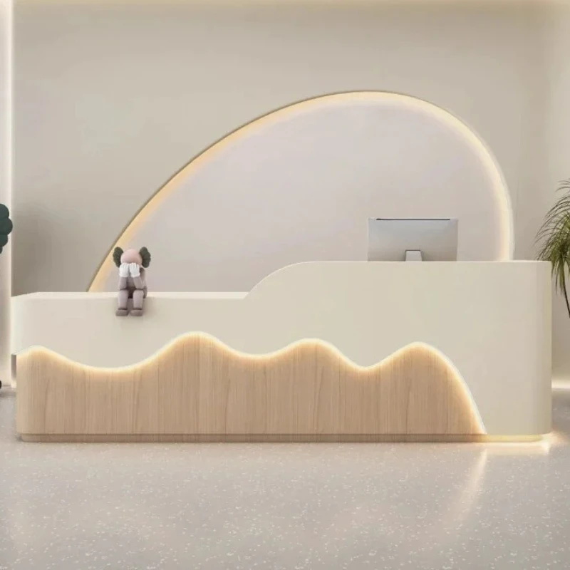 Aesthetics Reception Desks Counter Organizer Business Salon Luxury Modern Reception Desk Design Mostradores Recepcion Furniture
Aesthetics Reception Desks Counter Organizer Business Salon Luxury Modern Reception Desk Design Mostradores Recepcion Furniture