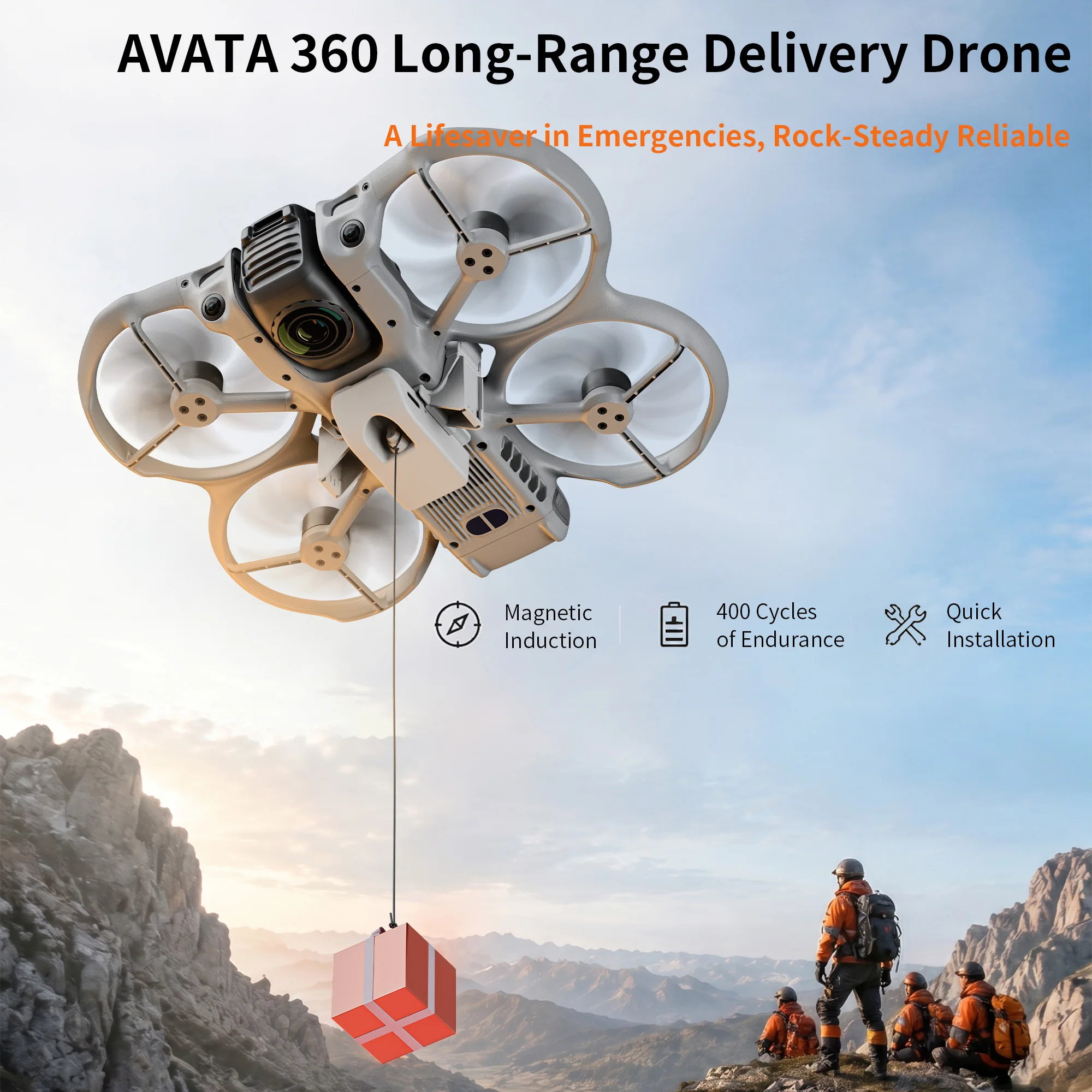 Geomagnetic Airdrop System for DJI Avata 360 Long‑Distance Air‑Throwing Tool, Sea Fishing Drone Accessories
Geomagnetic Airdrop System for DJI Avata 360 Long‑Distance Air‑Throwing Tool, Sea Fishing Drone Accessories