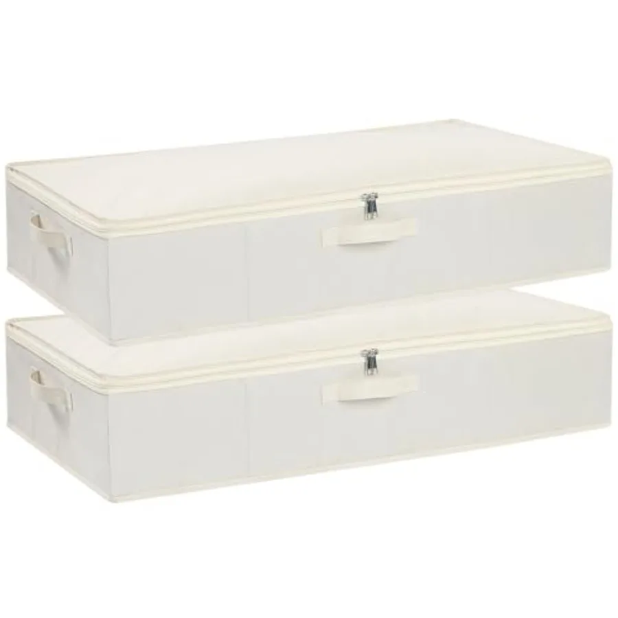 Under Bed Storage Containers, Storage Bins With Lids, Clothes Organizers With Sturdy Structure and Reinforced Handles,,2 Pack,
Under Bed Storage Containers, Storage Bins With Lids, Clothes Organizers With Sturdy Structure and Reinforced Handles,,2 Pack,