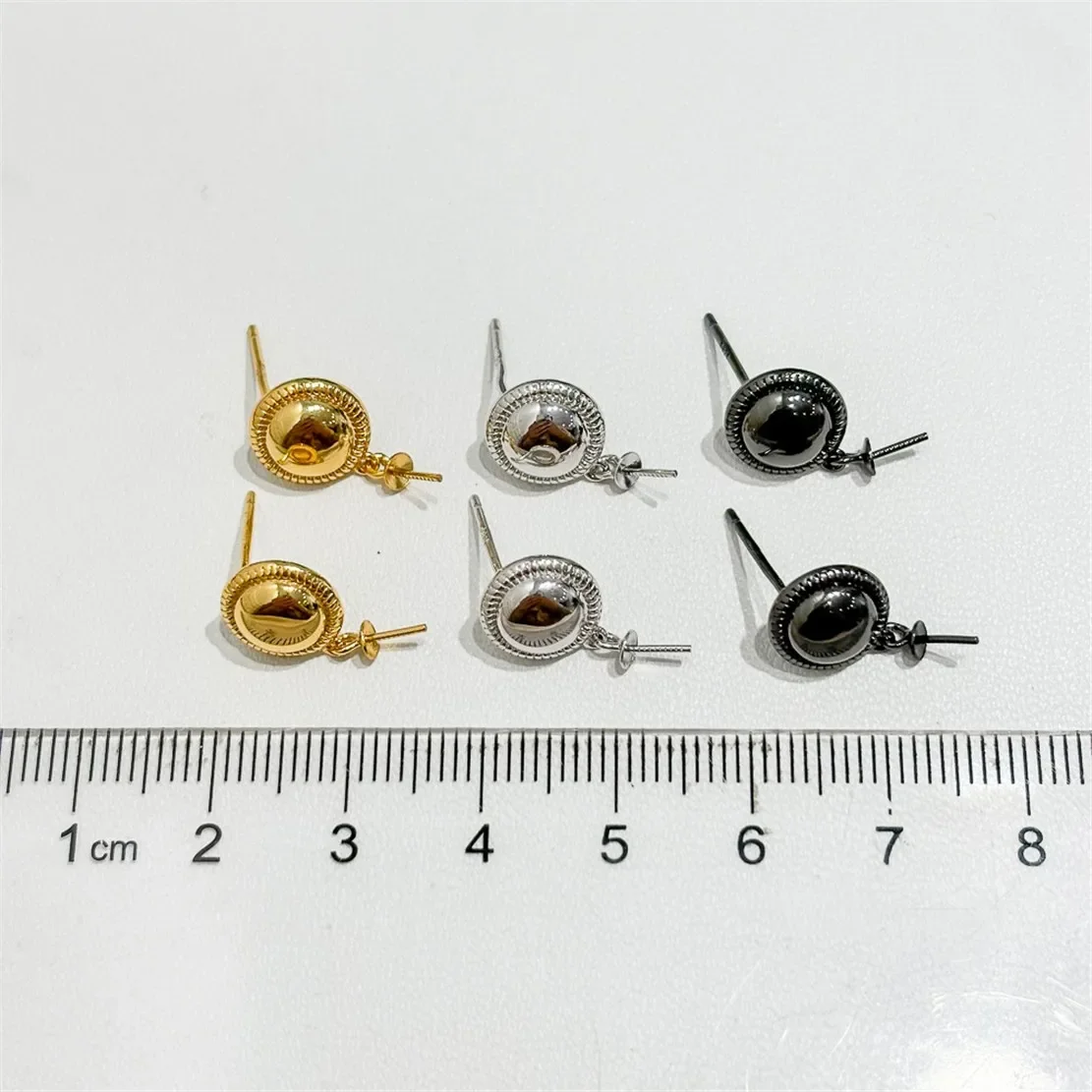 925 Stamped Alloy Gold Plating Pearl Earrings Setting DIY Jewelry Findings, Craft Supplies Handmade Earrings Accessory No Pearl
925 Stamped Alloy Gold Plating Pearl Earrings Setting DIY Jewelry Findings, Craft Supplies Handmade Earrings Accessory No Pearl