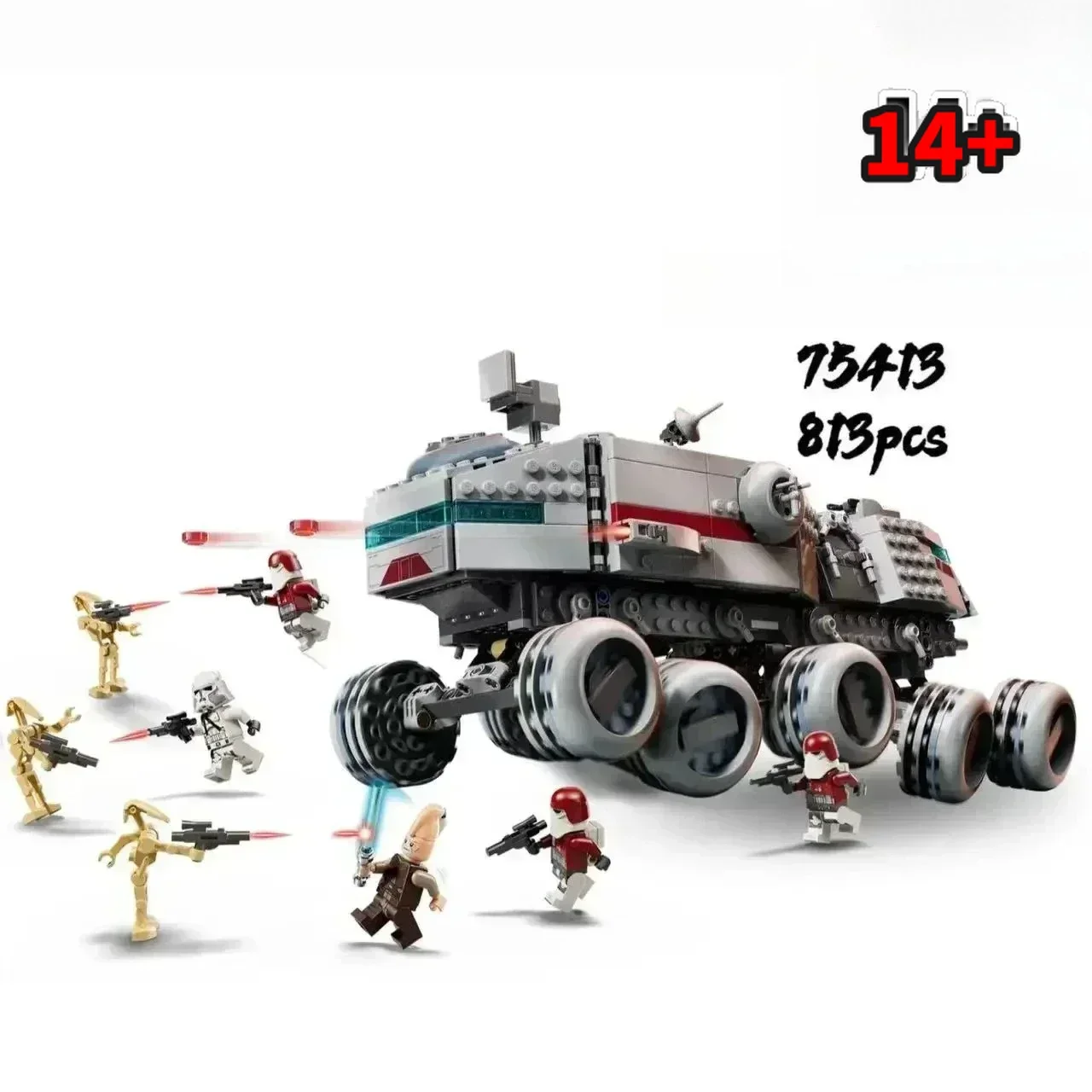 Bandai Launch 75413 Republic Juggernaut Detailed Model Kit High Quality for Family Fun Present compatible with LEGO bricks
Bandai Launch 75413 Republic Juggernaut Detailed Model Kit High Quality for Family Fun Present compatible with LEGO bricks
