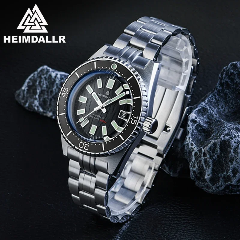 HEIMDALLR Men's Automatic Mechanical Wristwatch Ceramic Bezel Sapphire Crystal Diver 200M Waterproof NH35 Men's Watch 316L Steel
HEIMDALLR Men's Automatic Mechanical Wristwatch Ceramic Bezel Sapphire Crystal Diver 200M Waterproof NH35 Men's Watch 316L Steel