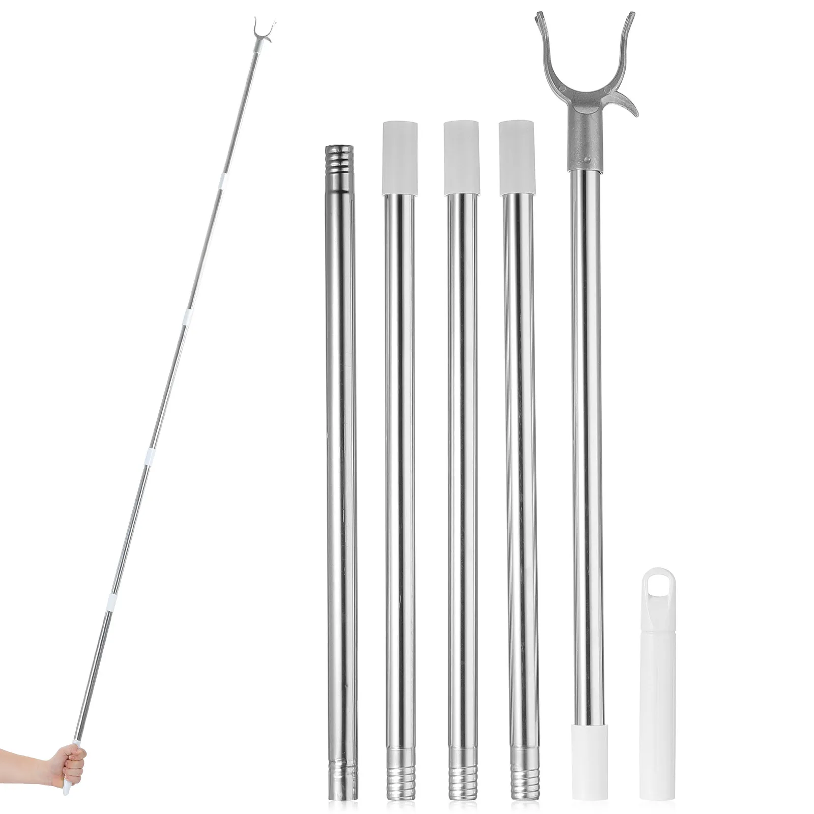 Adjustable Detachable Clothes Pole Retractable Clothesline Rod Heavy Duty Clothes Drying Pole Telescoping Reach Stick
Adjustable Detachable Clothes Pole Retractable Clothesline Rod Heavy Duty Clothes Drying Pole Telescoping Reach Stick