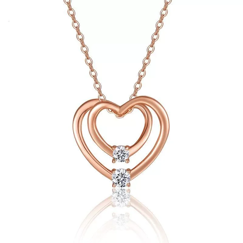 ZFSILVER Fashion Trendy s925 Silver Luxury Classic Moissanite Double Heart Necklace Women Accessories Party Jewelry Gifts P15646
ZFSILVER Fashion Trendy s925 Silver Luxury Classic Moissanite Double Heart Necklace Women Accessories Party Jewelry Gifts P15646
