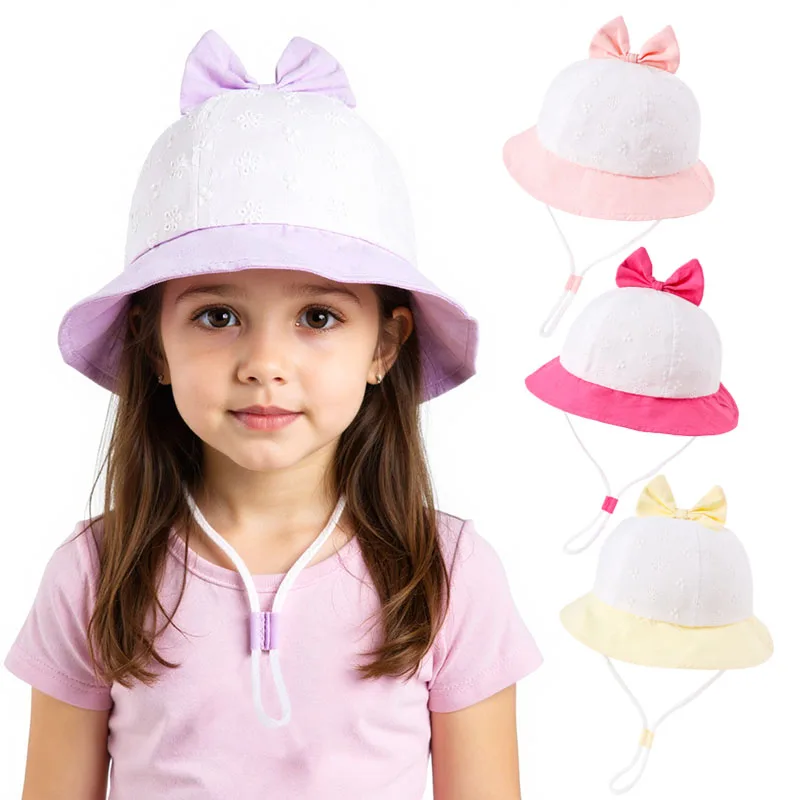 New Panama Summer Baby Girl Sun Hat Toddler Girls Bucket Hats Fashion Bowknot Cotton Beach Sun Hat for Kids Infant Sunscreen Cap
New Panama Summer Baby Girl Sun Hat Toddler Girls Bucket Hats Fashion Bowknot Cotton Beach Sun Hat for Kids Infant Sunscreen Cap