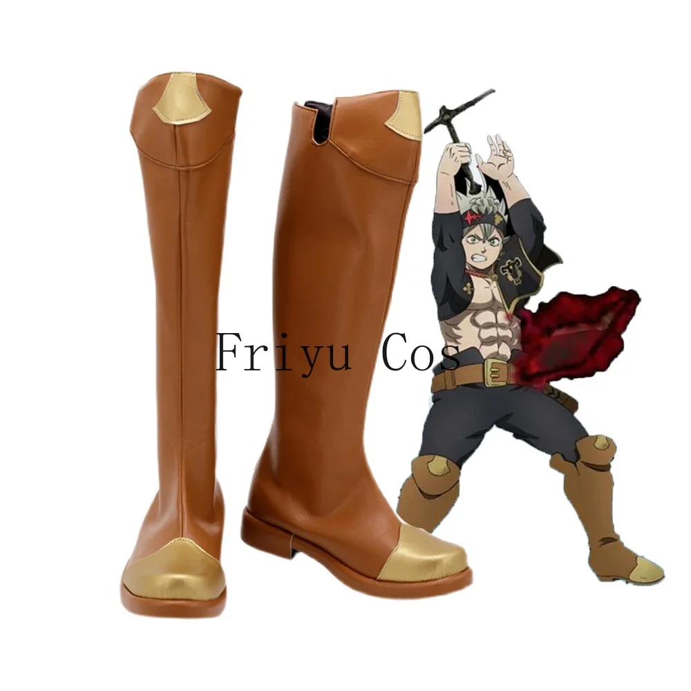 Anime Black Clover Asta Cosplay Party Shoes Long Brown Boots Halloween Party Costume Accessory Custom Made
Anime Black Clover Asta Cosplay Party Shoes Long Brown Boots Halloween Party Costume Accessory Custom Made
