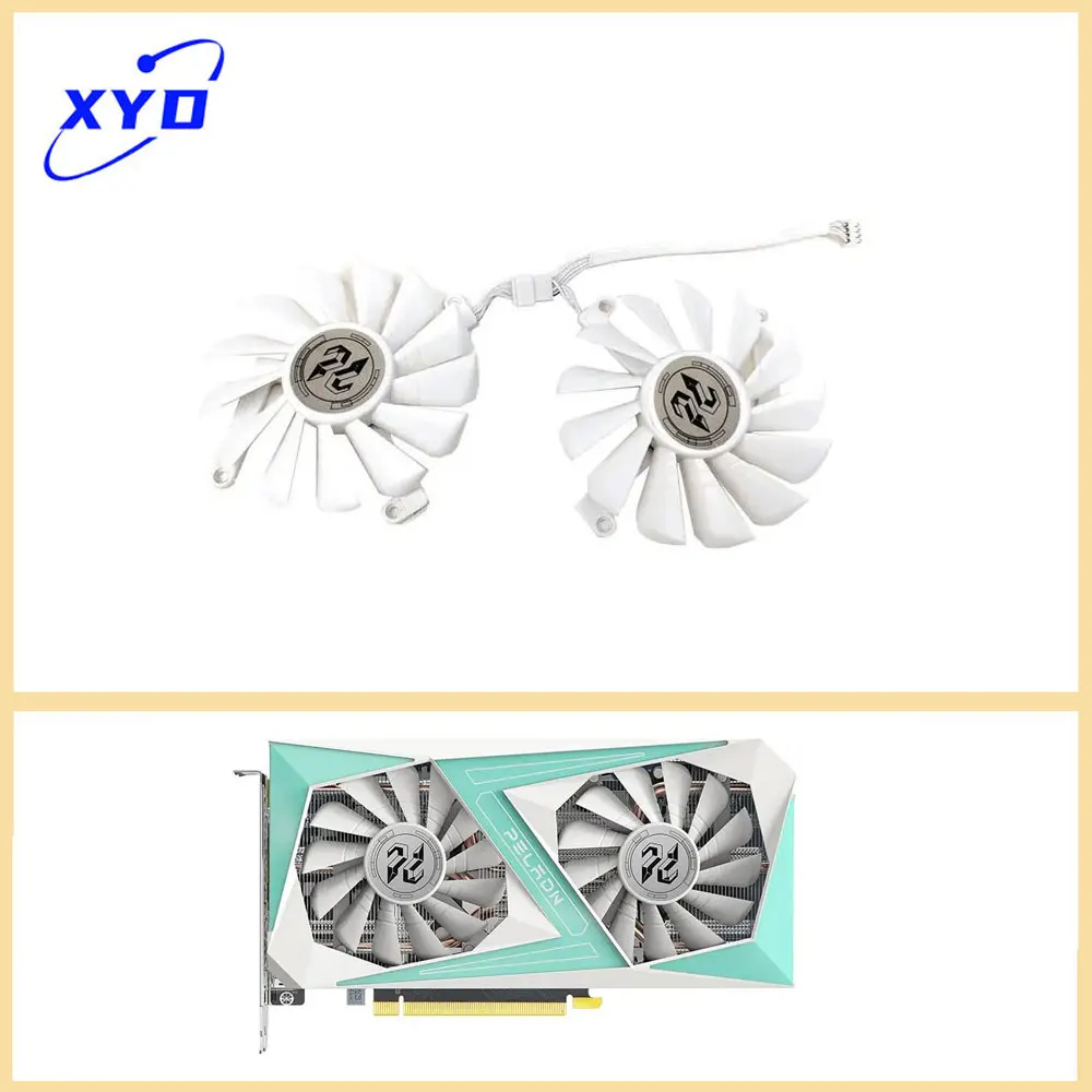 NEW 88MM 4PIN original PELADN RTX 3060 cooling fan suitable for PELADN RTX 2060 2070 3050 3060 series graphics card fans
NEW 88MM 4PIN original PELADN RTX 3060 cooling fan suitable for PELADN RTX 2060 2070 3050 3060 series graphics card fans
