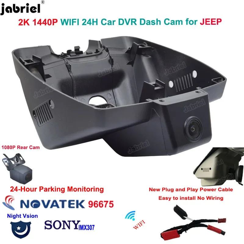 2K 1440P Car Dvr 24H Dash Cam Rear Camera For Jeep Renegade Dodge Chrysler 2018 2017 2016 2015 2014 Video Recorder Easy Install
2K 1440P Car Dvr 24H Dash Cam Rear Camera For Jeep Renegade Dodge Chrysler 2018 2017 2016 2015 2014 Video Recorder Easy Install