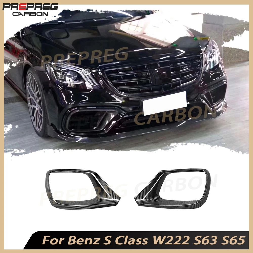 for Benz S Class W222 S63 S65 AMG 2018 2019 Carbon Fiber Front Bumper Air Vent Covers Trim Mesh Car Body Kits Accessrise FRP
for Benz S Class W222 S63 S65 AMG 2018 2019 Carbon Fiber Front Bumper Air Vent Covers Trim Mesh Car Body Kits Accessrise FRP