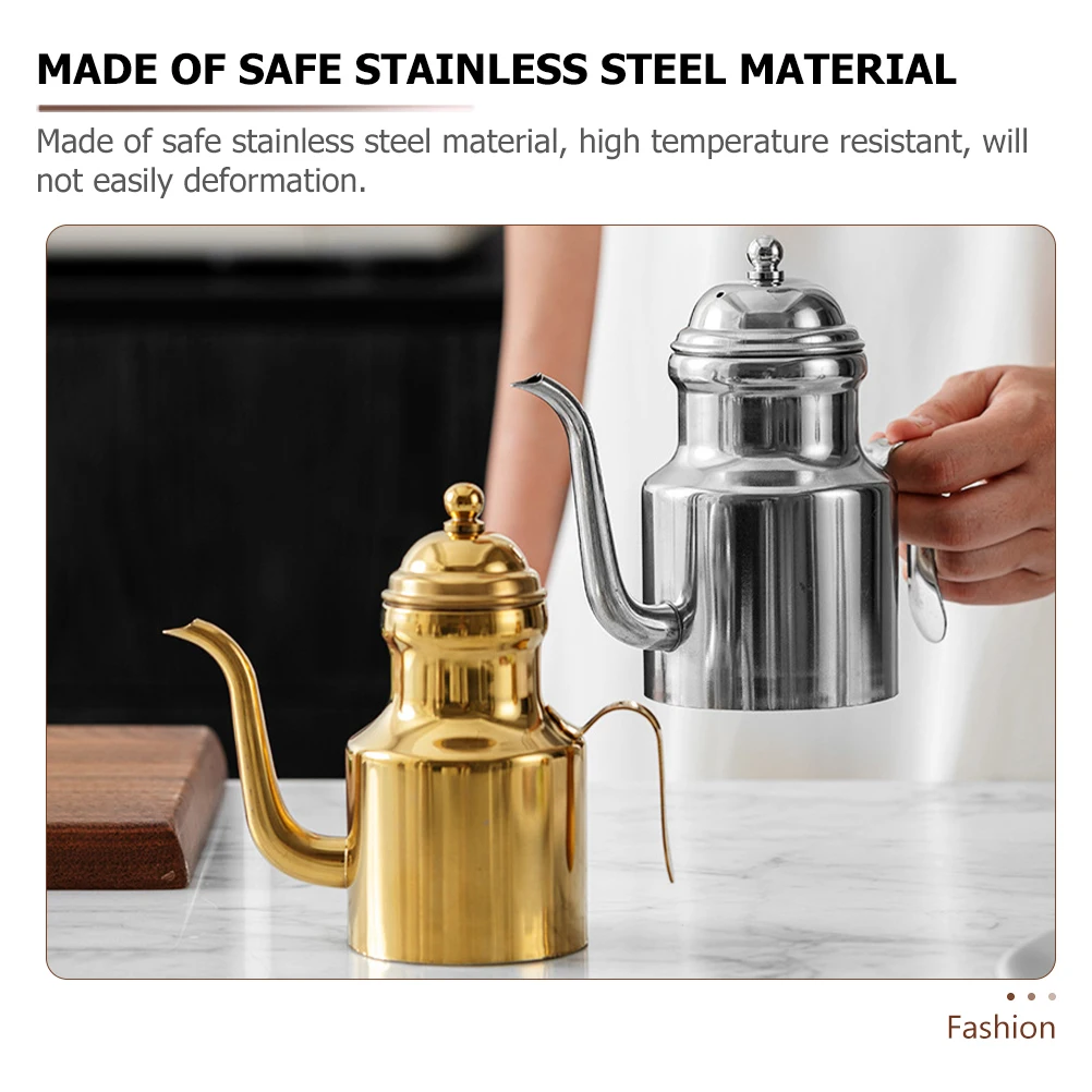 Stainless Steel Pot 18oz Grease Container Kitchen Must Haves Cooking Oil Storage Jug Pouring Mouth Waste Oil Holder
Stainless Steel Pot 18oz Grease Container Kitchen Must Haves Cooking Oil Storage Jug Pouring Mouth Waste Oil Holder