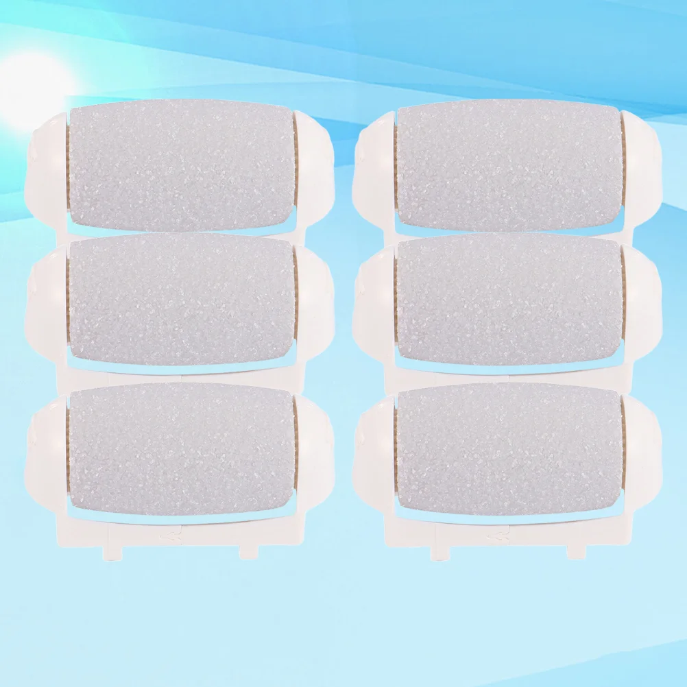 6pcs Replacement Exfoliate Roller Heads Electronic Foot File Grinding Tool Calluses Dead Skin Remover (Grey)
6pcs Replacement Exfoliate Roller Heads Electronic Foot File Grinding Tool Calluses Dead Skin Remover (Grey)