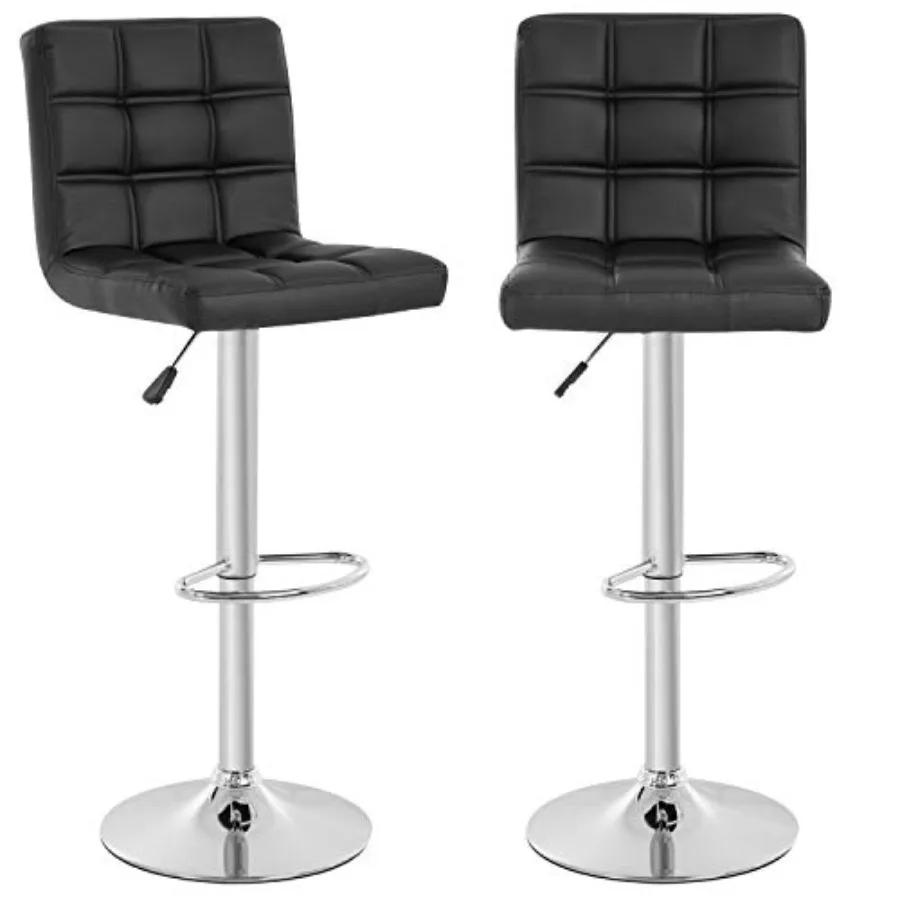 Set of 2 Barstools Modern Bar Stool PU Leather Height Adjustable Counter Height Swivel Bar Stool Bar Chairs Hydraulic Dining Ro
Set of 2 Barstools Modern Bar Stool PU Leather Height Adjustable Counter Height Swivel Bar Stool Bar Chairs Hydraulic Dining Ro