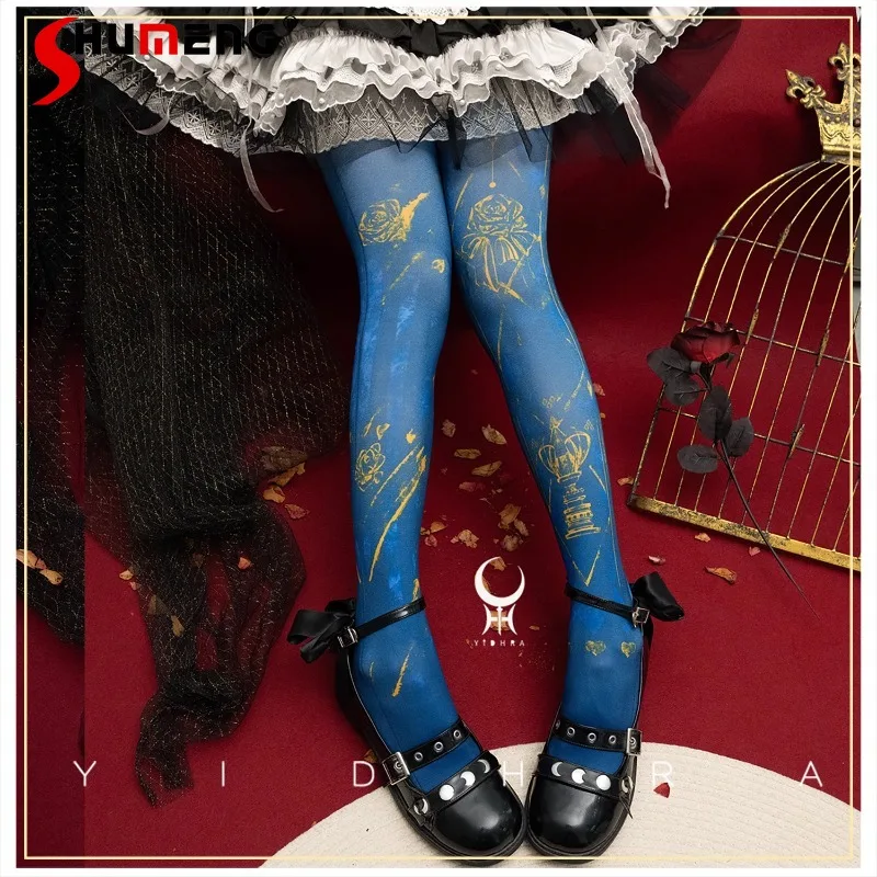 Japanese Rojita Original Digital Print Pantyhose Goth Hosiery New Unique Design Tights Women's Lolita Socks 4 Colors Can Choose
Japanese Rojita Original Digital Print Pantyhose Goth Hosiery New Unique Design Tights Women's Lolita Socks 4 Colors Can Choose