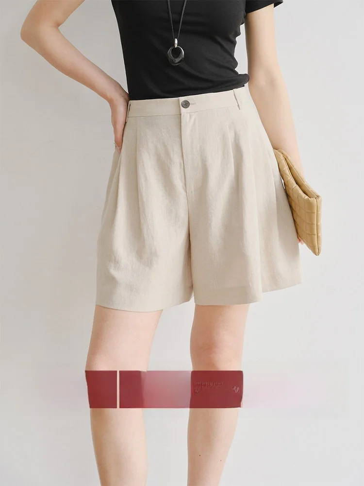 Amyy Studios Pleated Linen Lyocell Loose Casual Versatile orts l Waist Comfortable Summer Faion Women's Pants
Amyy Studios Pleated Linen Lyocell Loose Casual Versatile orts l Waist Comfortable Summer Faion Women's Pants