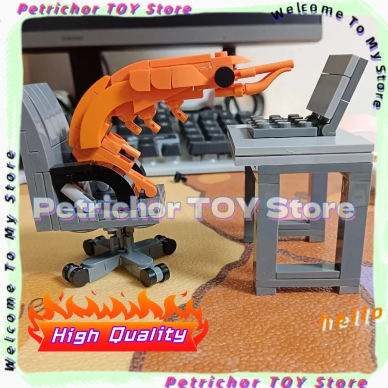 Creative High-Quality Assembly Set City Series Computer Table Sofa Shrimp Model DIY Assembly Toy Gift In Stock
Creative High-Quality Assembly Set City Series Computer Table Sofa Shrimp Model DIY Assembly Toy Gift In Stock