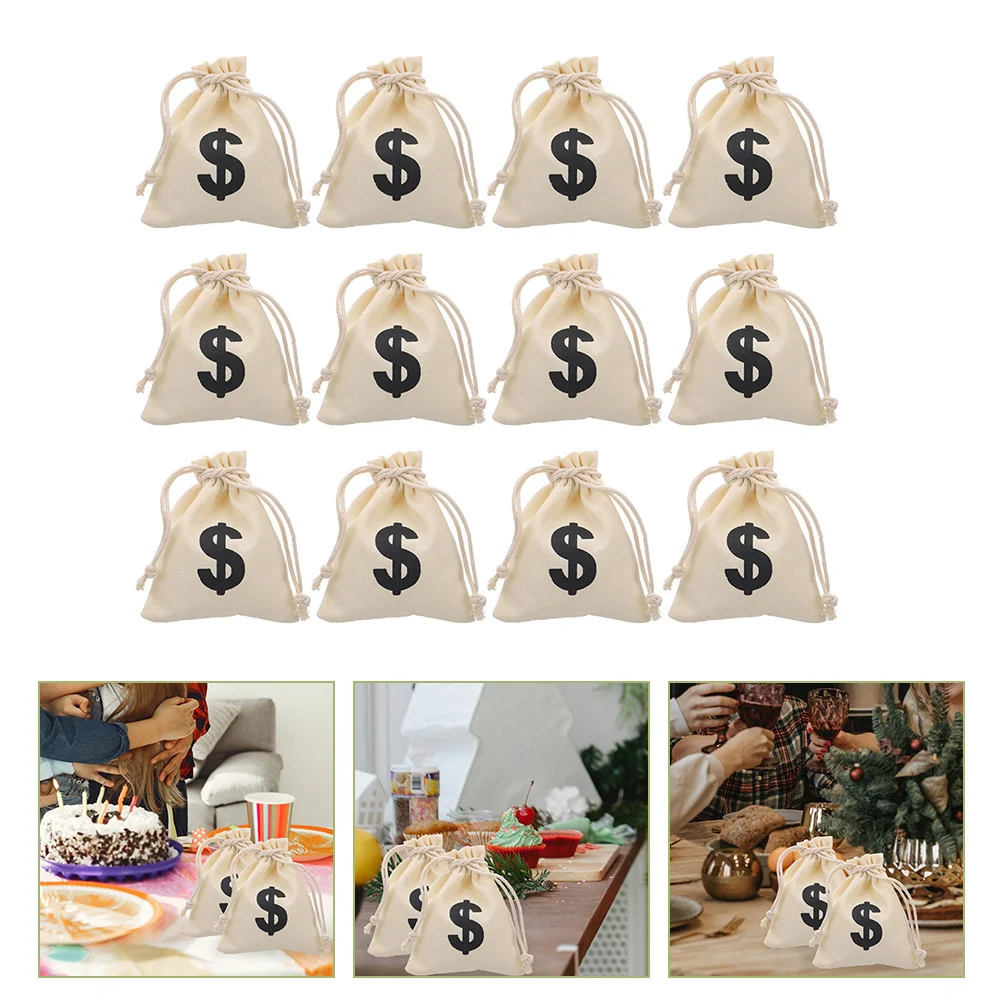 12Pcs Small Drawstring Pouches Dollar Pattern Cloth Bags for Party Treats Gift Wrapping Bakery Cookie Lollipop Storage
12Pcs Small Drawstring Pouches Dollar Pattern Cloth Bags for Party Treats Gift Wrapping Bakery Cookie Lollipop Storage