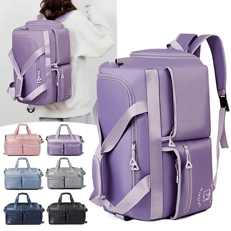 Модный повседневный женский рюкзак большой вместимости, новая сумка для коротких поездок с отделением для влажных и сухих вещей, для спортзала и путешествий
Модный повседневный женский рюкзак большой вместимости, новая сумка для коротких поездок с отделением для влажных и сухих вещей, для спортзала и путешествий