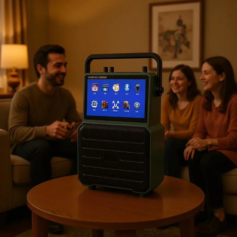 New Square Dance Speaker with Lyrics Dynamic Display Screen Video Player for Home Portable Outdoor Singing Bluetooth Speaker
New Square Dance Speaker with Lyrics Dynamic Display Screen Video Player for Home Portable Outdoor Singing Bluetooth Speaker