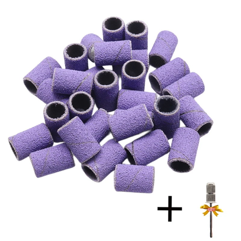Purple 80/120/180/240 Grit Zebra Sanding Bands Cutter for Nail Drill - Foot Care Polishing Manicure Replacement Bits
Purple 80/120/180/240 Grit Zebra Sanding Bands Cutter for Nail Drill - Foot Care Polishing Manicure Replacement Bits